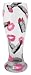 Lolita Hand Painted Pilsner Glass, Lipstick