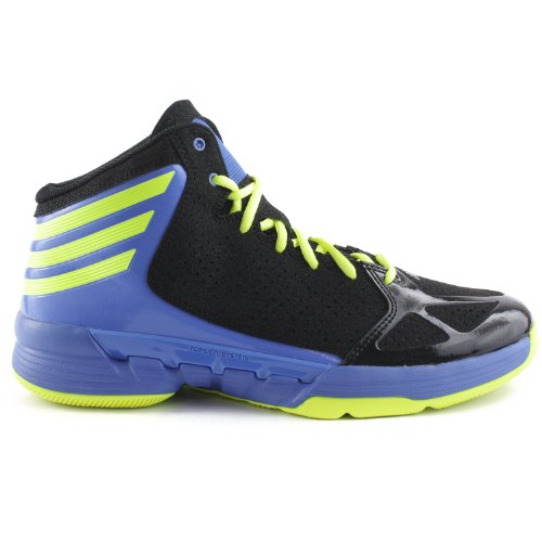 Adidas Mad Handle Black/Blast Blue Mens Basketball Shoes