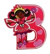 Self Adhesive Wooden Fairy Letter B by The Toy Workshop