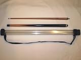 2 PIECE 48" POOL / SNOOKER CUE AND CARRYING CASE **