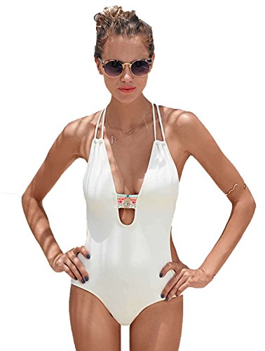 Sexy One Piece Bikini Monokini Swimsuit Bathing Backless Swimwear