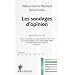 Les sondages d'opinion