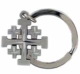 Jerusalem Cross Key Ring