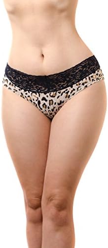 Intimate Star Hipster Panties for Girls and Womens (Large, Cheetah-Print)
