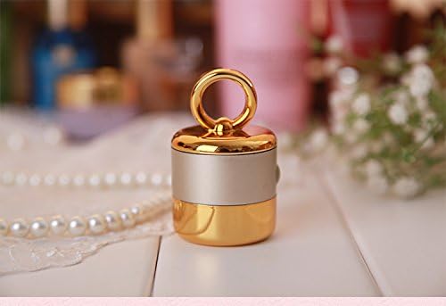 Hot Sale!!! Belle® Mini Electrical Powder Make-up Puff Make Natural Make up Fast Beauty Tool, Golden,the Best Gift Idea