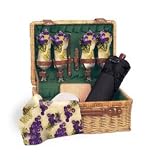Picnic Time Sonoma - Green/Purple Grapes - Model 209-46-123
