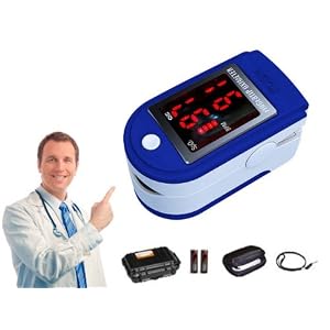 SPO2 Pulsoximeter CMS-50DL mit Hardcase