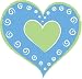 Wall Pops Heart of Hearts (Blue Hearts) Image
