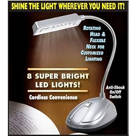 SE 8 LED Reading Lamp - Flexible Head