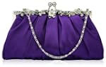Donne raso Diamante Fiore Pochette Bo...