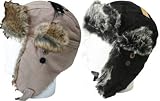 Mens Trapper Hat with Faux Fur GL320