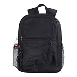 Polyester Black Backpack