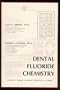Dental Fluoride Chemistry