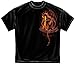 Firefighter T-Shirt Fear No Evil Dragon Black