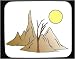 Decorated Mouse Pad with dead, tree, mountain, Europe, valley, peak, moon, Switzerlan...