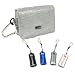Cowon D2 Millennium Flip Case (Silver) + JAVOedge Micro Swipes (4-pack) [FREE SHIPPING]