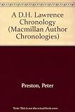 A D.H. Lawrence chronology