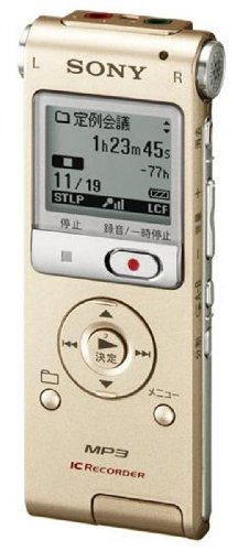 SONY ステレオICレコーダー 4GB UX300F シャンパンゴールド ICD-UX300F/N