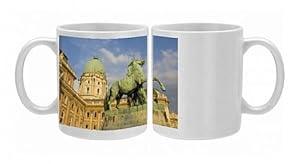 Rear facade of the Hungarian National Gallery, once part of the Royal Palace, Photo Mugs