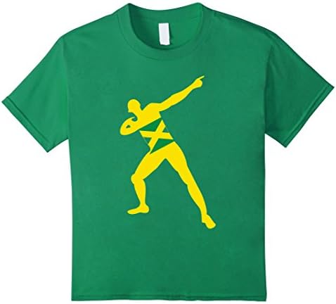 Kids Amazing Bolts Usa-in Running 2016 Shirt 6 Kelly Green