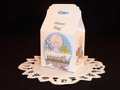 Bath Time Baby Shower Favor Box Kits - Boy
