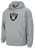 NFL Men's Oakland Raiders Grey End Zone Playbook Hood (Grey, X-Large)