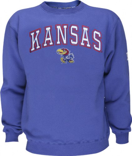 Buy Kansas Jayhawks Automatic Fleece Crewneck Sweatshirt