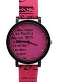 Fhulun - Montre Femme - Quartz - Synth??tique - rose Cadran analogue synth??tique Bracelet Sport Watches