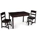 KidKraft Rectangle Table and 2 Chair Set - Espresso