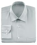 Kenneth Cole New York Dress Shirt, Non Iron Solid Celedon 18 34/35
