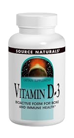 Source Naturals Vitamin D-3 2000IU, 200 Capsules