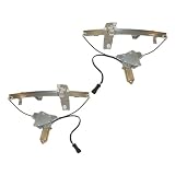 1999-2000 Jeep Grand Cherokee Front Power Window Regulators with Motors Pair Set Left... by Aftermarket