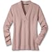 V-Neck Sweatshirt Sweater (Regular S Antique Rose)
