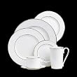 Lenox Tribeca Platinum Banded Bone China Dinner Plate