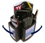Product details for Spinning Tv Organizer with Picture Frames