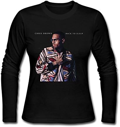 KATOA Women's Chris Brown Cotton Long-Sleeve T-Shirt