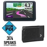 Garmin Nuvi 755T GPS (RB) and Leather Case Bundle