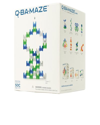 Q-BA-MAZE 50-Pack Cool Marble Run