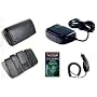 Cell Phone Accessories Bundle for Samsung Rugby A837 (Includes; Executive Carrying Case with Belt Clip, Rapid Car Charger, Home Wall Charger, Generation X Antenna Booster)