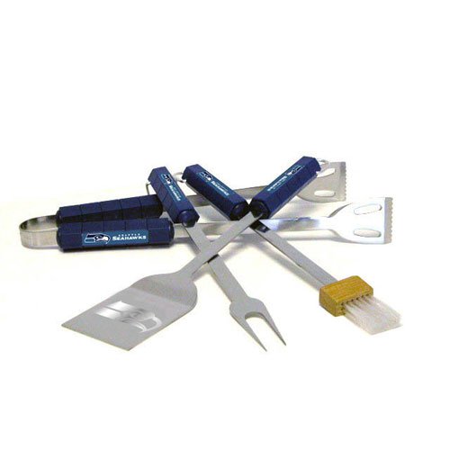 Seattle Seahawks Grill BBQ Utensil Set