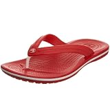 crocs Unisex Crocband Flip Flop,Red,Men's 4 M/Women's 6 M
