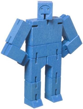Micro Cubebot Brain Teaser Puzzle, Blue by Areaware