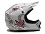 Tms Youth Pink Butterfly Dirtbike Atv Motocross Helmet Mx (Large)