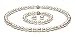 Jewelry : AA+ Quality, 9.0-10.0 mm, White Freshwater Pearl Set