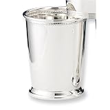 Review Quality Gold  / Sterling Silver Beaded Mint Julep Cup