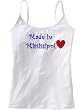 MADE IN MISSISSIPPI - State Series - White Women's / Girls Camisole (Girlie / Babydoll)