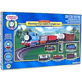 Bachmann Trains Thomas¿ Fun with Freight Set Ready-to-Run HO Scale Train Set