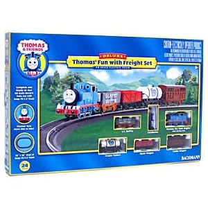 Bachmann Trains Thomas Fun with Freight Set Ready – To – Run Ho Scale Train Set