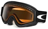 Oakley Unisex-Adult L Frame Snow Goggle(Black,Persimmon)