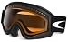 The Oakley L Frame Ski Goggles - Black / Persimmon is perfect for skiers and snowboarders who wear prescription eyewear, just like most of the top athletes in the sport. After all, just because we weren't born with perfect eyes doesn't mean we have to compromise on vision, protection and comfort right! The L Frame is designed to allow room for glasses while giving you a comfortable fit. It also utilizes double-layer face foam and durable urethane for a flexible frame even in extreme temperatures. And never worry about fog again with these goggles, featuring F2 anti-fog treatment and a vented dual lens!